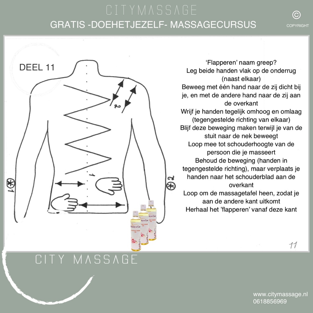 DOEHETJEZELF gratis massagecursus deel 11 City Massage Tilburg Blog ontspanningsmassage duo massage workshop